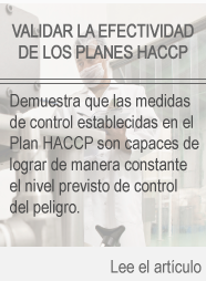 Validar plan HACCP